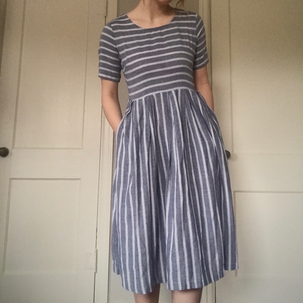 Summer striped dress